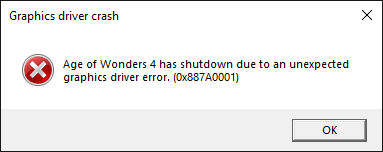 Graphics Driver Crashes - Updated 22/06 | Paradox Interactive Forums