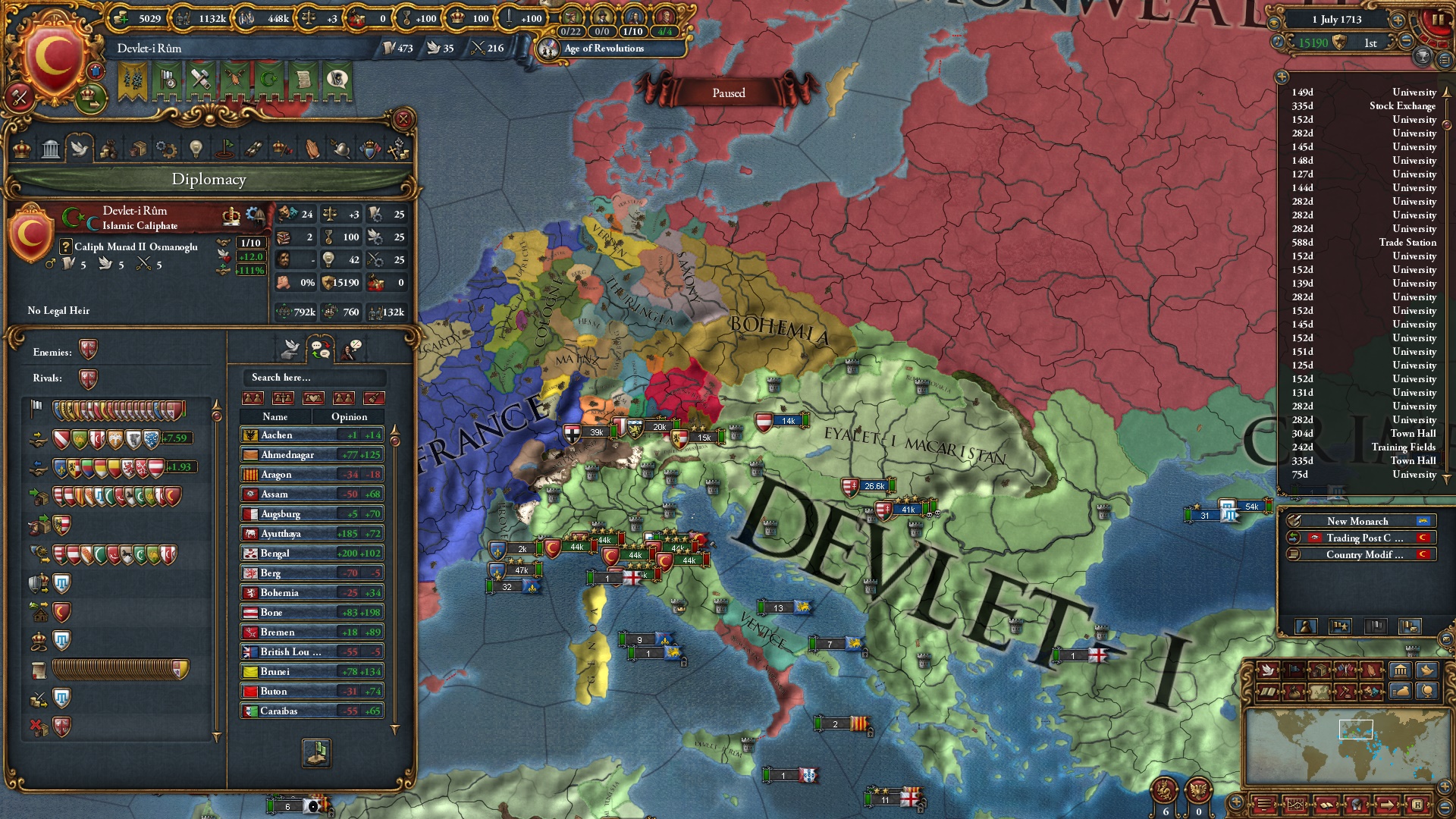 Ottoman ruler title should be changed to 