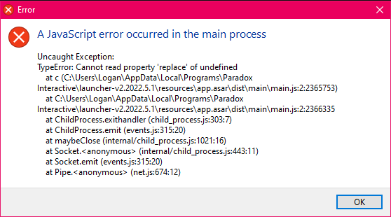 Unable to launch the game from Epic Launcher | Paradox Interactive Forums