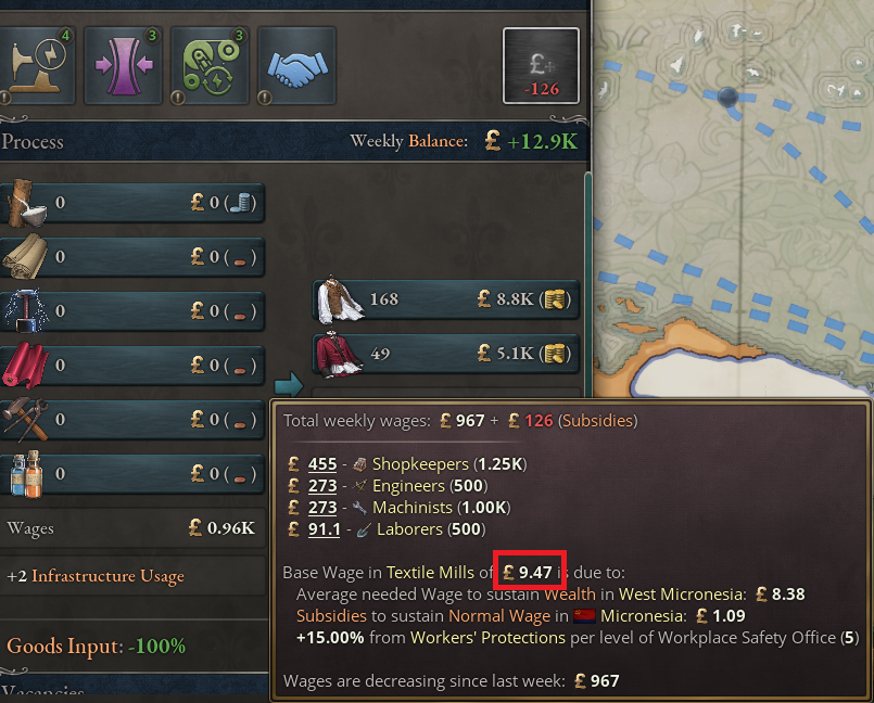 Confirmed - If the base wage is too high, sometimes a building will not ...