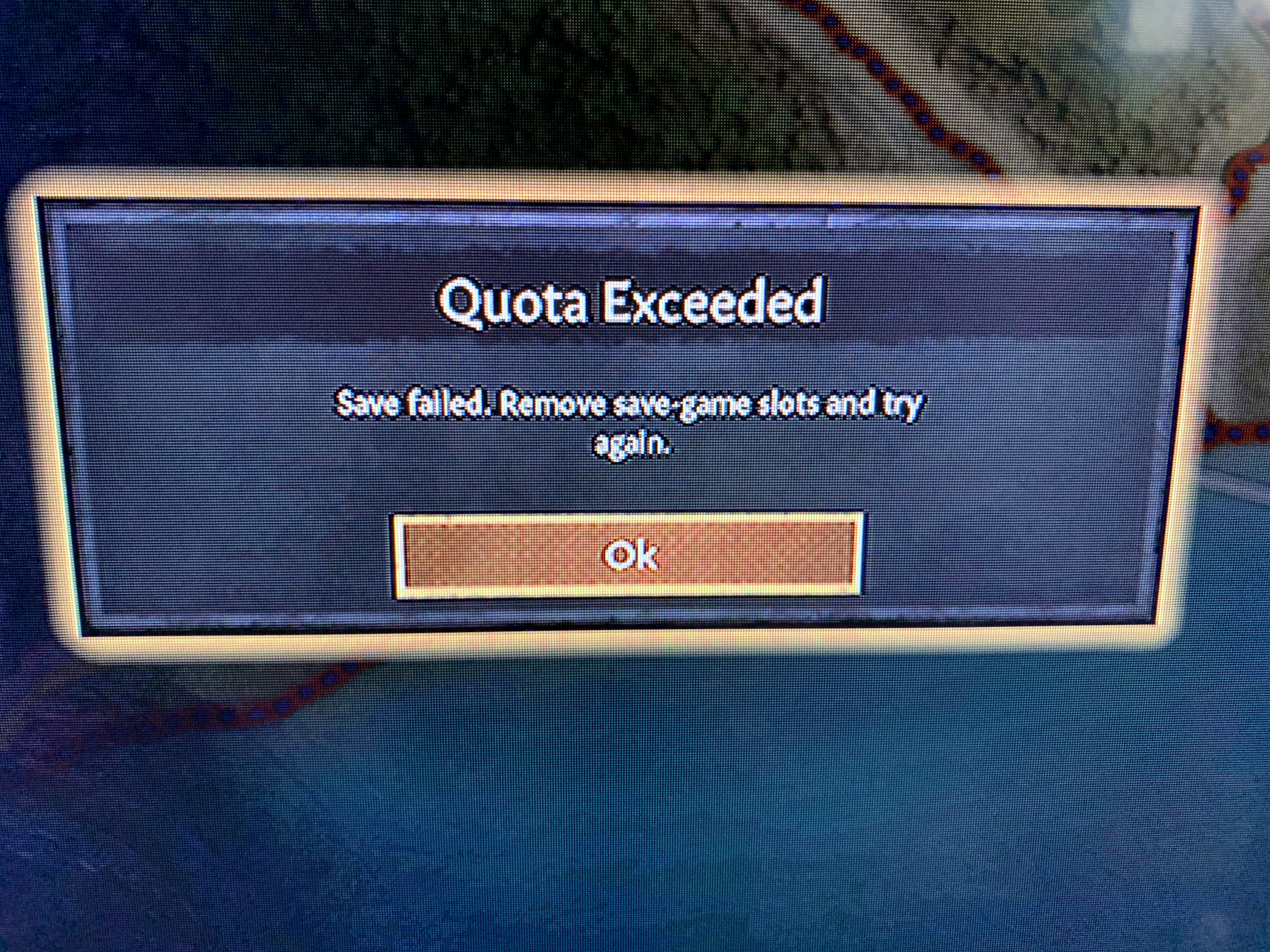 Failed to create savegame | Paradox Interactive Forums